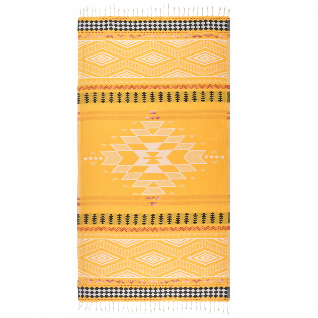 Towel - Ethnic Yellow