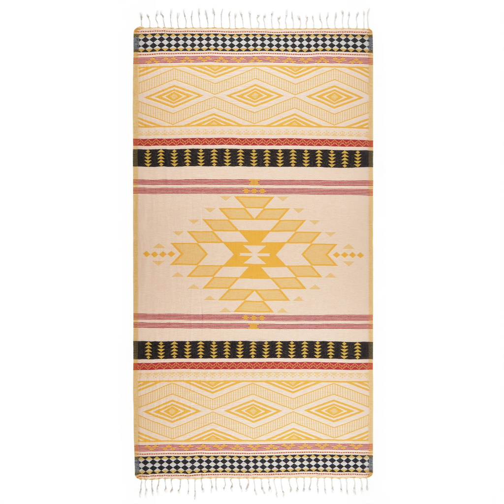 Towel - Ethnic Yellow