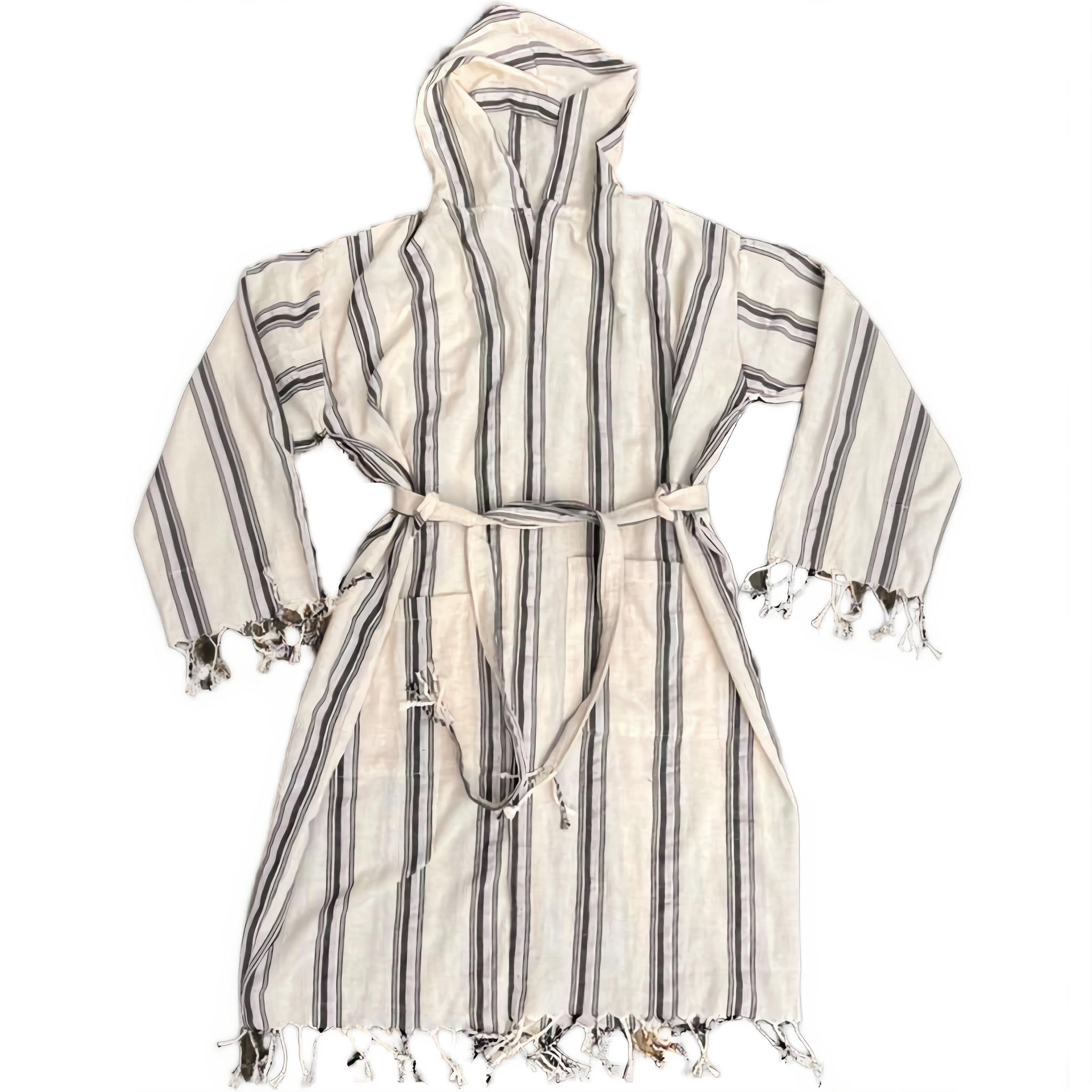 Robe - Gray Striped
