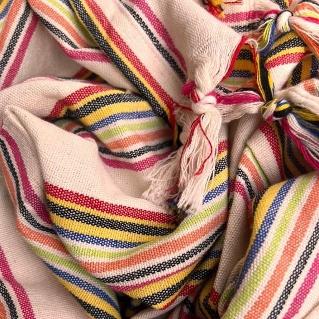 Robe - Rainbow Striped