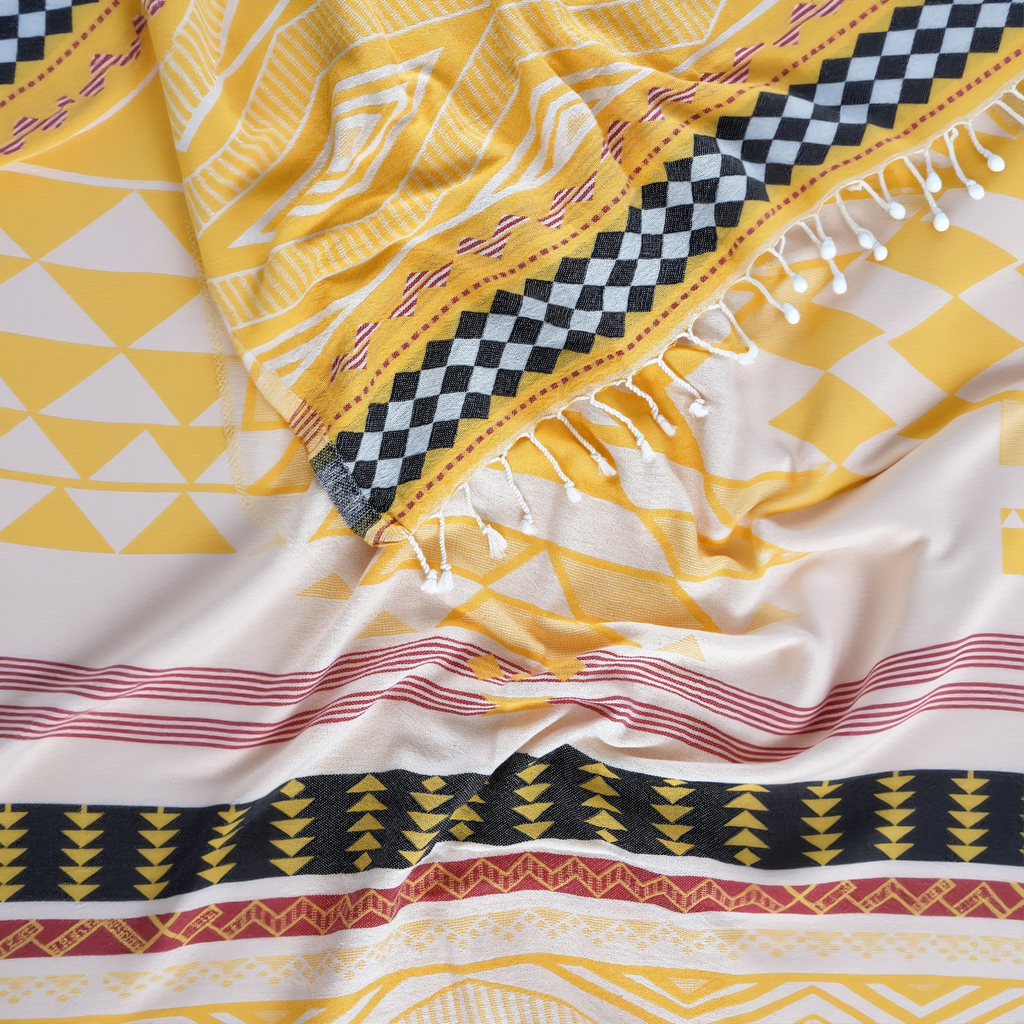 Towel - Ethnic Yellow